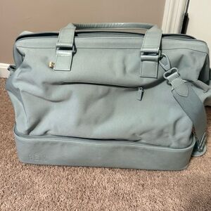 BEIS Light Gray/blue/green weekender Nordstrom color exclusive Slate